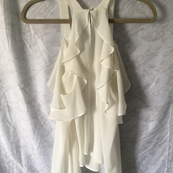 Sheer cold shoulder blouse - Picture 2 of 4